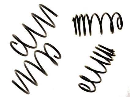 Lowering spring kit front and rear 30 mn Volvo 440 and 460 Lowering spring kit