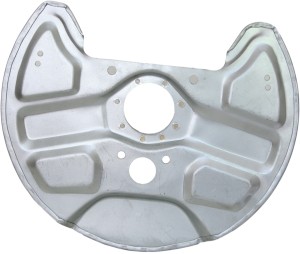 Brake dust shield, front left and right for Volvo 740, 940, 960 and 760 Brake dust shield front