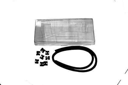 Head lamp glass right Volvo 740 Brand new parts for volvo