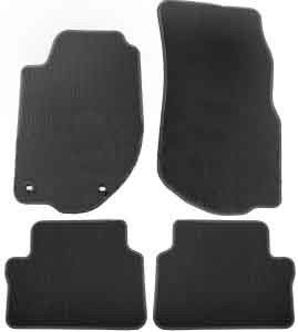Set of 4 high quality black velour mats for volvo 740 Brand new parts for volvo