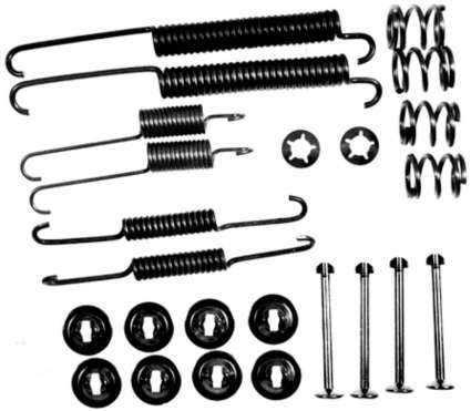 Jeu kit de freinage arriere Volvo 440/460 et 480 Jeu kit de freinage arrière