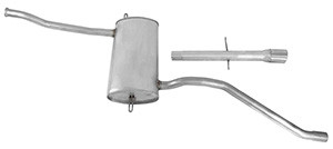 Intermediate muffler for Volvo (not on the website) Exhaust system