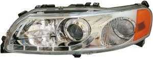 Chrome Head lamp right with turn signal Volvo S/V70 and V70XC Lighting, lamps…