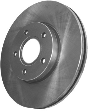 Brake disc Front axle non vented Volvo C30, S/V40, V50 and C70 Front brake disc