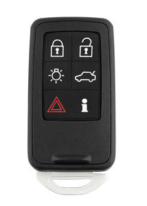 Remote control 6 button for Volvo S80, S/V60, V40, V70 and XC60 Currently
